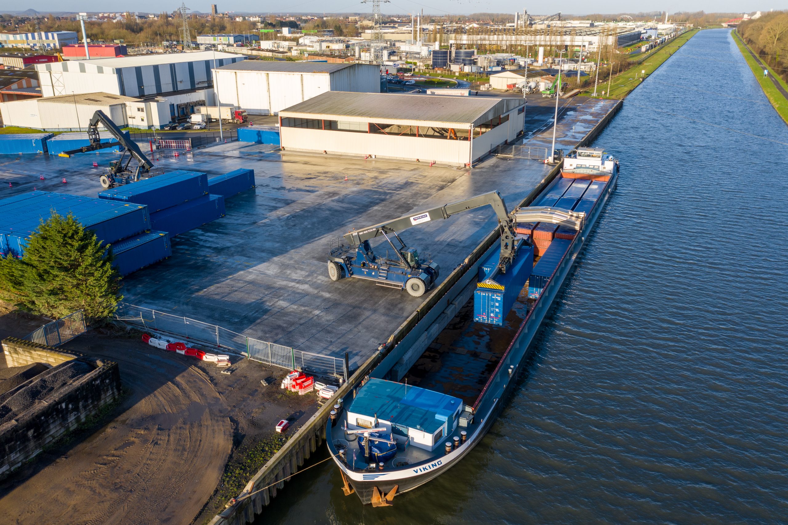 Bethune terminal conteneurs - Ports de Lille